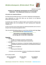 einladung-bataillonsfest-und-antwortschreiben (c) Sk Niederndorf