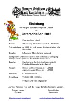 Einladung Osterschießen 2012 (c) Thomas Lanser