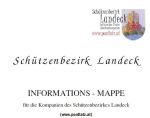 Titelbild Jahresmappe des Schützenbezirkes Landeck (c) Hartwig Röck