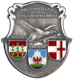 Abzeichen des Oberinntaler Schützenregimentes (c) Hartwig Röck