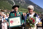 Ernennung von Mjr. Steinwender zum Ehrenmajor des Bezirkes Landeck mit seiner Gattin 2011 (c) Fritz Gastl