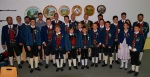Gruppenfoto aller teilnehmenden Jungschützen und deren Betreuern (c) Traxl Christian SK-Flirsch